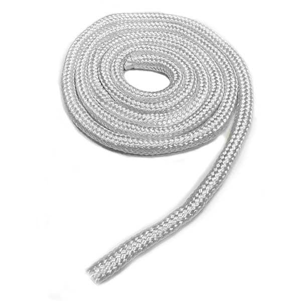 Fiberglass Rope, Round Braided, Medium/High Density, 1 in Dia., 25 Feet